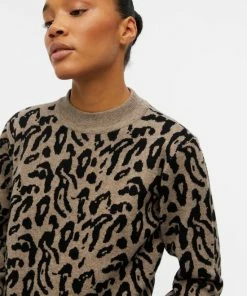 OBJECT OBJRAY L/S KNIT PULLOVER AOP NOOS Dames Trui - Maat M -Exporteren dameskleding winkel 550x744 3