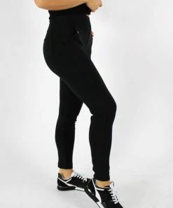 Merkloos Dames Tregging Isabella S/M- Zwart - Luxe & Comfort - Hoge Taille -Exporteren dameskleding winkel 550x745