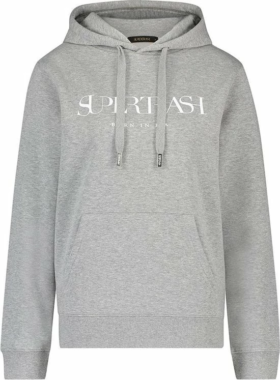 Supertrash - Hoodie - Trui - Sweater Dames - Grijs - L 3 Supertrash - Hoodie - Trui - Sweater Dames - Grijs - L