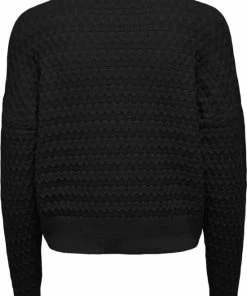 Only Vest Onlfaye Life L/s Cardigan Cc Knt 15264829 Black Dames Maat - XL -Exporteren dameskleding winkel 550x751 1