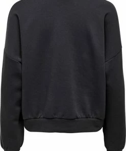 Only Trui Onltrine Reg L/s Heart Box Swt 15274651 Phantom/rock Dames Maat - M -Exporteren dameskleding winkel 550x752 1