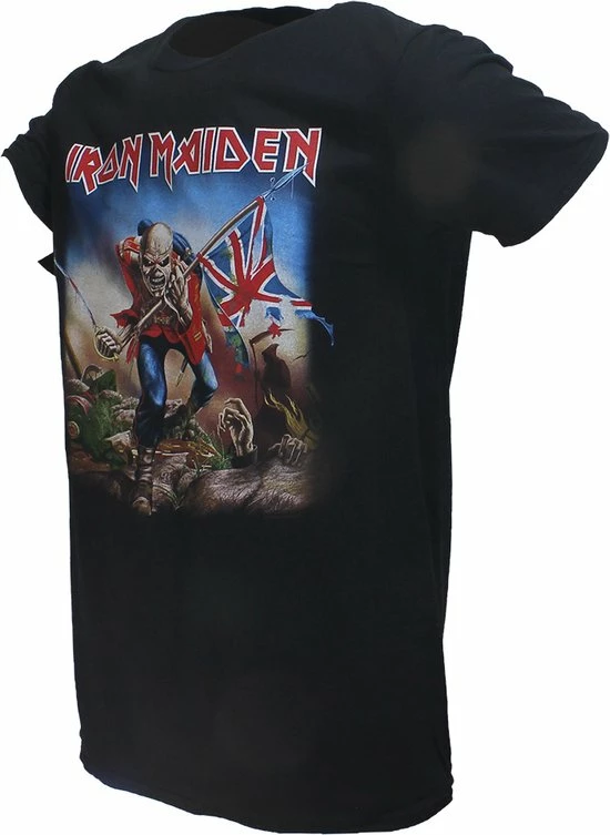 POPMERCH Iron Maiden The Trooper Band T-Shirt Zwart - Officiële Merchandise 5 POPMERCH Iron Maiden The Trooper Band T-Shirt Zwart - Officiële Merchandise - Afbeelding 3