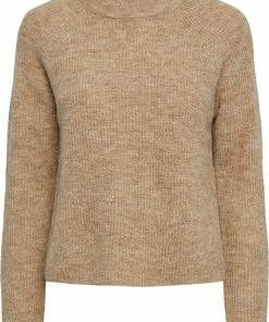 PIECES PCELLEN LS O-NECK KNIT NOOS BC Dames Trui - Maat M