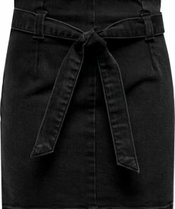 ONLY ONLSUI MID BELT SKIRT DNM PIMBOX Dames Denim Rok - Maat XS