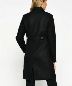 LOLALIZA Lange Jas Met Knopen - Zwart - Maat 38 16 LOLALIZA Lange Jas Met Knopen - Zwart - Maat 38 -Exporteren dameskleding winkel 550x771