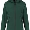 Kjelvik Dames Softshell Jas - Winter Softshell Jas Dames - Cato - Groen - Maat 46