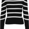 Only Trui Onlsally L/s Puff Pullover Knt Noos 15251029 Black/w. Cloud D Dames Maat - M
