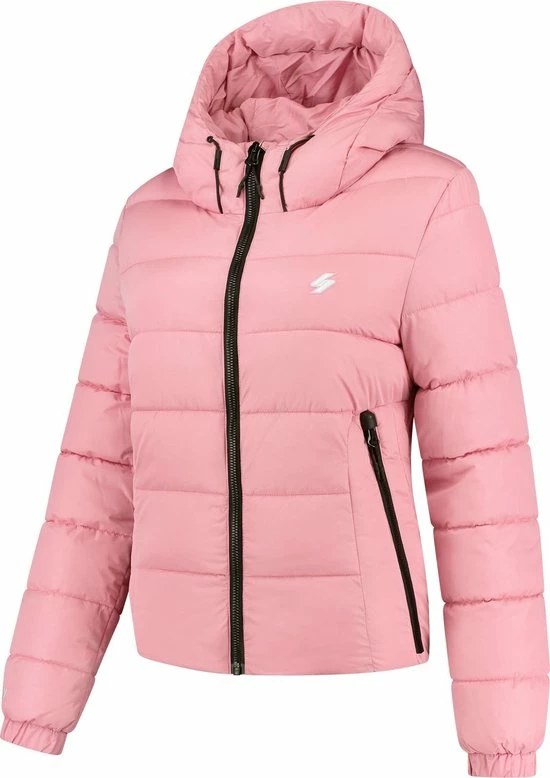 Superdry Spirit Sports Puffer Dames Jas - Maat M 6 Superdry Spirit Sports Puffer Dames Jas - Maat M - Afbeelding 4