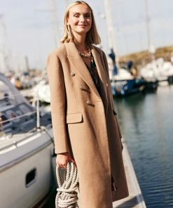 LOLALIZA Lange Jas - Camel - Maat 42 10 LOLALIZA Lange Jas - Camel - Maat 42 -Exporteren dameskleding winkel 550x780 4