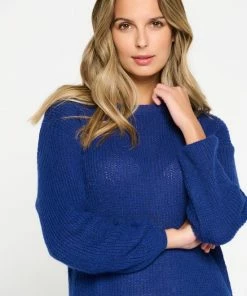LOLALIZA Trui-jurk - Blauw - Maat XL -Exporteren dameskleding winkel 550x780 9