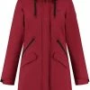Kjelvik Dames Softshell Parka - Winterparka Softshell - Chanela - Rood - Maat 48