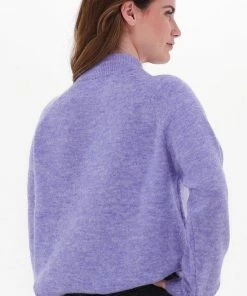 Selected Femme Lulu Ls Knit High Neck B Truien & Vesten - Paars 11 Selected Femme Lulu Ls Knit High Neck B Truien & Vesten - Paars -Exporteren dameskleding winkel 550x785 8