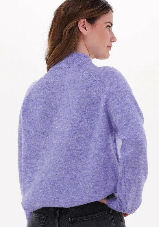 Selected Femme Lulu Ls Knit High Neck B Truien & Vesten - Paars 4 Selected Femme Lulu Ls Knit High Neck B Truien & Vesten - Paars - Afbeelding 2