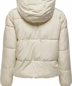 Jacqueline De Yong Jas Jdynewerica Short Hood Jacket Otw N 15213950 Whitecapgray/silver Zip Dames Maat - S -Exporteren dameskleding winkel 550x786 2