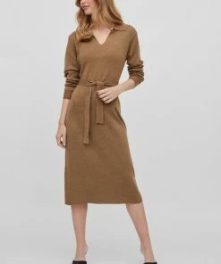 VILA VIMARLA COLLAR L/S KNIT DRESS Dames Jurk - Maat M 12 VILA VIMARLA COLLAR L/S KNIT DRESS Dames Jurk - Maat M -Exporteren dameskleding winkel 550x789 3