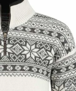 John Brilliant Noorse Pullover In Setesdals-design Van 100% Zuivere Wol, Gebroken Wit (M) 8 John Brilliant Noorse Pullover In Setesdals-design Van 100% Zuivere Wol, Gebroken Wit (M) -Exporteren dameskleding winkel 550x790 5