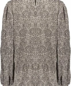 Geisha Blouse Crinckle Top Graphic Print 23671 14 I` Sand /grey Dames Maat - M -Exporteren dameskleding winkel 550x791 6