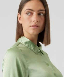 Vero Moda Blouse Vmnoa Ls Shirt Wvn Ga Noos 10274395 Loden Frost Dames Maat - XL -Exporteren dameskleding winkel 550x792 1