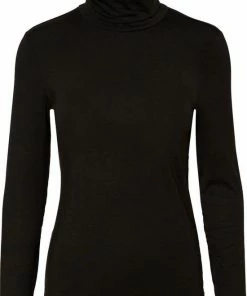 VERO MODA VMAVA LULU LS ROLLNECK BLOUSE GA NOOS Dames T-shirt - Maat XL -Exporteren dameskleding winkel 550x794 10