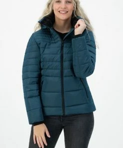 Kjelvik Dames Winterjas - Dames Winterjas Padded - Florine - Blue - Maat 38 -Exporteren dameskleding winkel 550x796 3