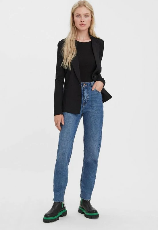 VERO MODA VMEVA LS SLIM BLAZER GA NOOS Dames Blazer - Maat XS 7 VERO MODA VMEVA LS SLIM BLAZER GA NOOS Dames Blazer - Maat XS - Afbeelding 5