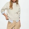Mango Trui Gebreide Trui Met Trechterhals 37087753 06 Dames Maat - S