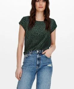 ONLY ONLVIC S/S AOP TOP NOOS PTM Dames T-shirt - Maat 38 -Exporteren dameskleding winkel 550x799 9