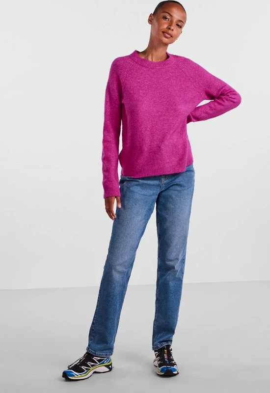 PIECES PCJULIANA LS O-NECK KNIT NOOS BC Dames Trui - Maat M 5 PIECES PCJULIANA LS O-NECK KNIT NOOS BC Dames Trui - Maat M - Afbeelding 3