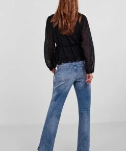 PIECES PCAGANA LS WRAP TOP Dames Top - Maat L -Exporteren dameskleding winkel 550x800 9