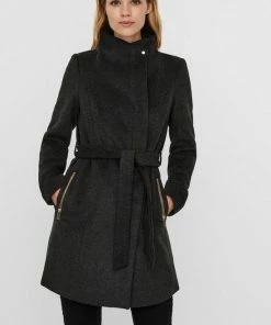 VERO MODA VMTWODOPE BELT 3/4 WOOL JACKET GA NOOS Dames Jas - Maat S -Exporteren dameskleding winkel 550x802 11