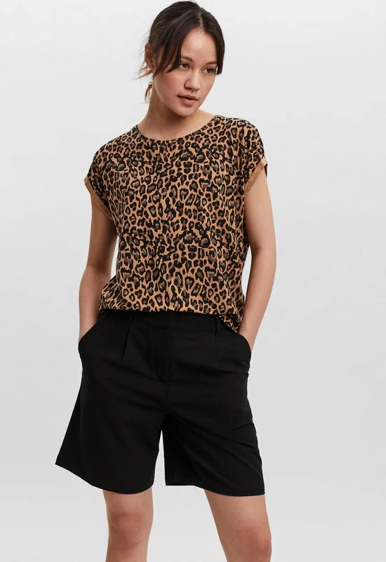 VERO MODA VMAVA PLAIN SS TOP MULTI AOP NOOS GA Dames - Maat S 4 VERO MODA VMAVA PLAIN SS TOP MULTI AOP NOOS GA Dames - Maat S - Afbeelding 2