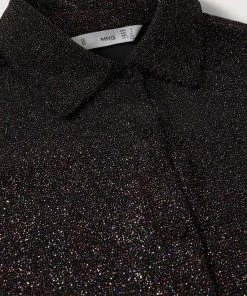 Mango Blouse Blouse Met Metaalgaren 37029017 Co Dames Maat - XXL -Exporteren dameskleding winkel 550x804 10