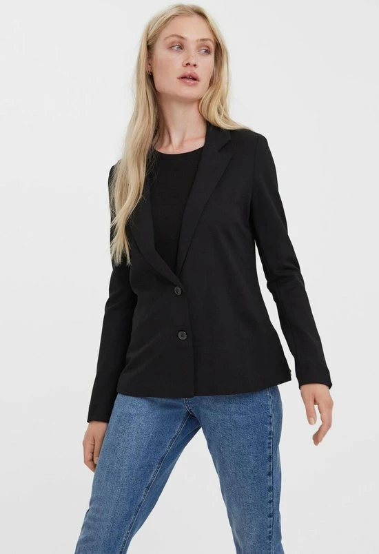 VERO MODA VMEVA LS SLIM BLAZER GA NOOS Dames Blazer - Maat XS 4 VERO MODA VMEVA LS SLIM BLAZER GA NOOS Dames Blazer - Maat XS - Afbeelding 2