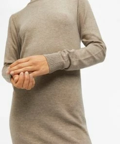 OBJECT COLLECTORS ITEM OBJTHESS L/S KNIT DRESS NOOS Dames Jurk - Maat XL -Exporteren dameskleding winkel 550x805 5
