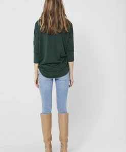 ONLY ONLELCOS 4/5 SOLID TOP JRS Dames T-shirt - Maat M -Exporteren dameskleding winkel 550x808 1