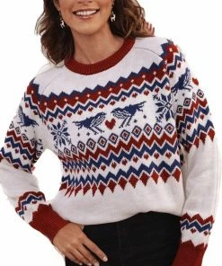 Pieces Aprés Ski Trui | Warme Trui | Wintertrui | Kersttrui -Exporteren dameskleding winkel 550x808 3