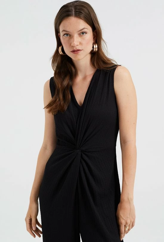 WE Fashion Dames Jumpsuit Met Knoopdetail En Structuur 7 WE Fashion Dames Jumpsuit Met Knoopdetail En Structuur - Afbeelding 5