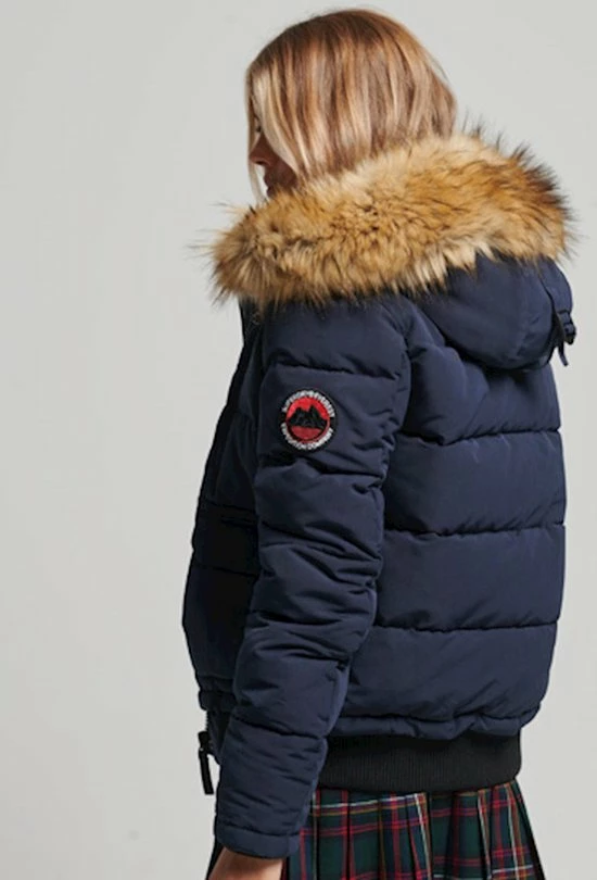 Superdry Dames Everest Bomberjack Met Capuchon 4 Superdry Dames Everest Bomberjack Met Capuchon - Afbeelding 2