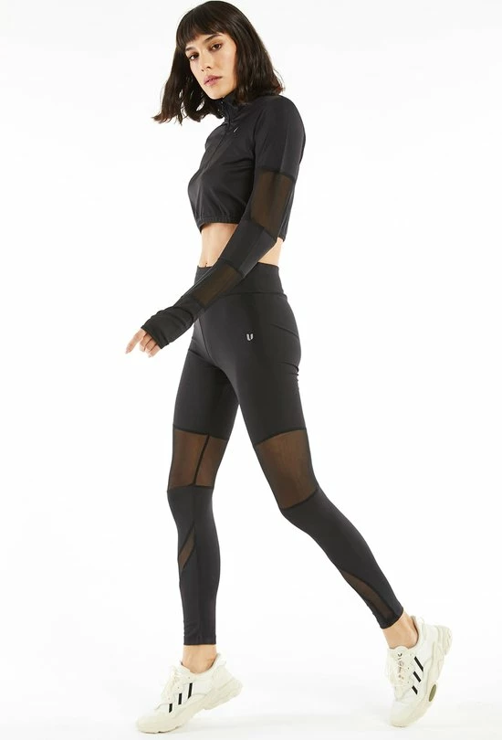 Cúpla Women's Activewear Leggings Sportswear For Training Gym Running Yoga With Mesh Details 6 Cúpla Women's Activewear Leggings Sportswear For Training Gym Running Yoga With Mesh Details - Afbeelding 4