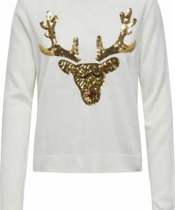 ONLY ONLXMAS L/S PULLOVER EX KNT Dames Trui - Maat S