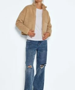 NOISY MAY NMKIAN L/S TEDDY JACKET S* Dames Jas - Maat L -Exporteren dameskleding winkel 550x813 7