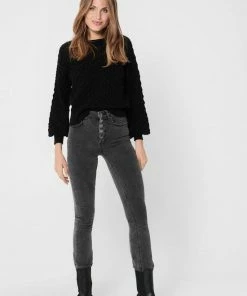 ONLYONLGILJA L/S PULLOVER KNTBlackS -Exporteren dameskleding winkel 550x814 10