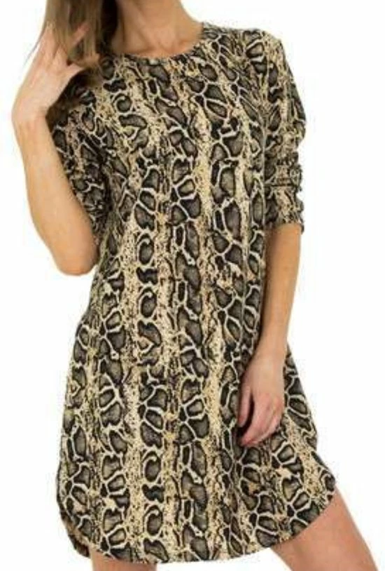 Merkloos Tuniek Snake Bruin/zwart 3 Merkloos Tuniek Snake Bruin/zwart