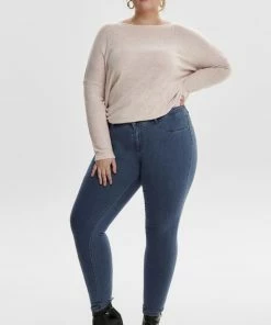 Only Carmakoma Thunder Dames Skinny Jeans - Maat XL (50)