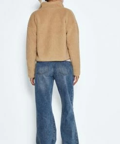 NOISY MAY NMKIAN L/S TEDDY JACKET S* Dames Jas - Maat L -Exporteren dameskleding winkel 550x815 5