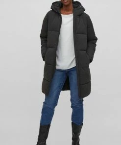 Vila VITRUST LONG JACKET/3 Dames Jas Black - Maat 38 -Exporteren dameskleding winkel 550x815 7