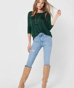 ONLY ONLELCOS 4/5 SOLID TOP JRS Dames T-shirt - Maat M -Exporteren dameskleding winkel 550x816 1