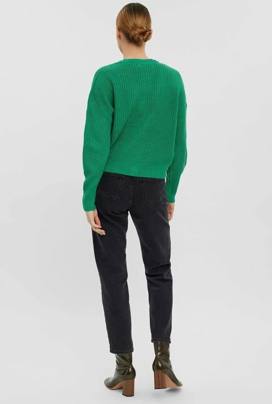 VERO MODA VMLEA LS V-NECK CUFF CARDIGAN NOOS Dames Vest - Maat S 6 VERO MODA VMLEA LS V-NECK CUFF CARDIGAN NOOS Dames Vest - Maat S - Afbeelding 4