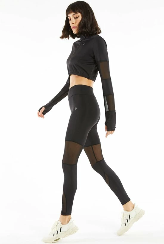 Cúpla Women's Activewear Leggings Sportswear For Training Gym Running Yoga With Mesh Details 5 Cúpla Women's Activewear Leggings Sportswear For Training Gym Running Yoga With Mesh Details - Afbeelding 3