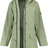 MGO Leisure Wear MGO Fire Jack - Regenjas Dames - Waterdichte Parka - Groen - Maat M